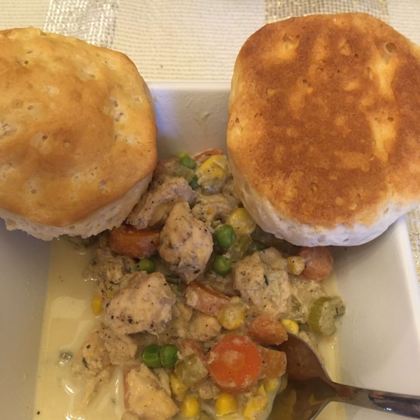 Instant Pot Chicken Pot Pie (Crustless and Gluten Free)