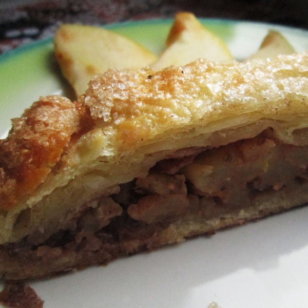 Quick Puff Pastry Apple Strudel