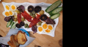 Grilled Greek Chicken Breasts with Whipped Feta