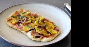 Grilled Pineapple and Prosciutto Flatbread