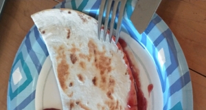 Strawberry Cheesecake Quesadillas