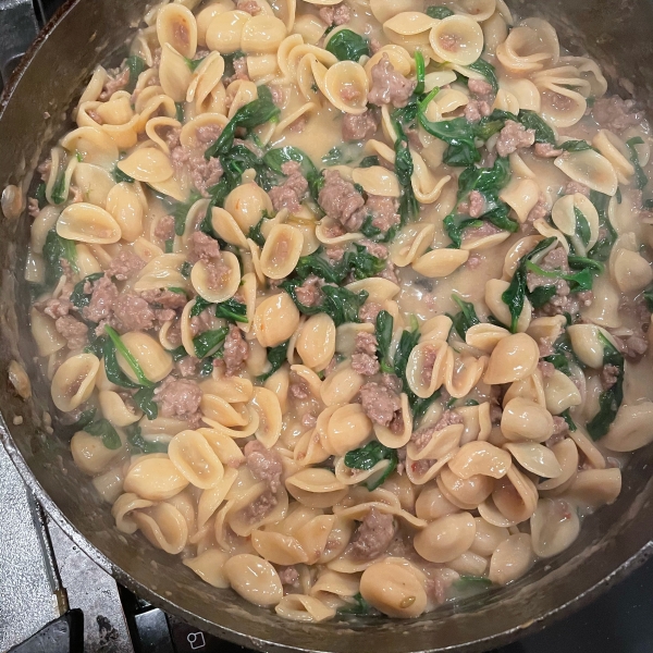 One Pan Orecchiette Pasta