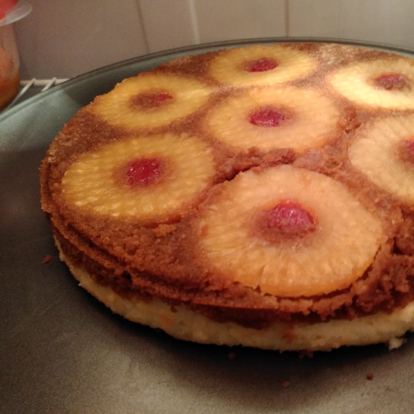 Pineapple Upside-Down Cheesecake