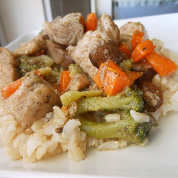 Asian-Style Chicken and Vegetables