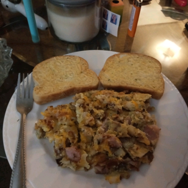 Homefried Potatoes with Garlic and Bacon