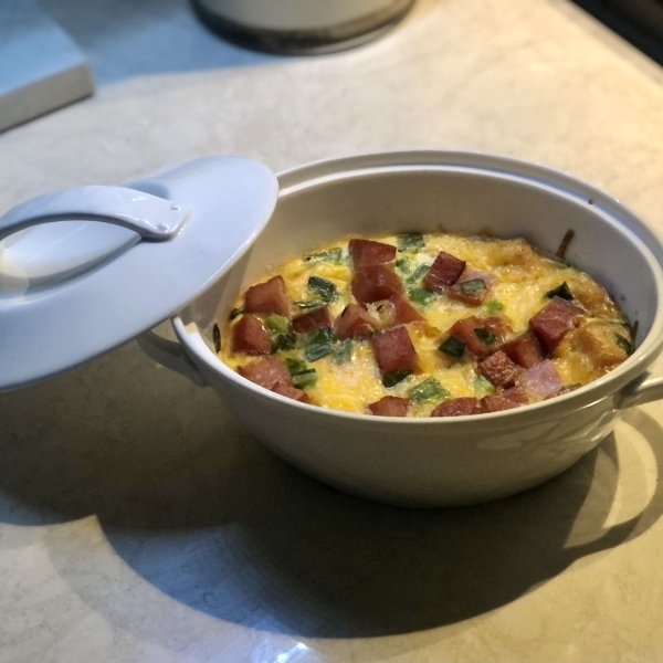Spam and Green Onion Casserole