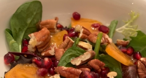 Persimmon and Pomegranate Salad