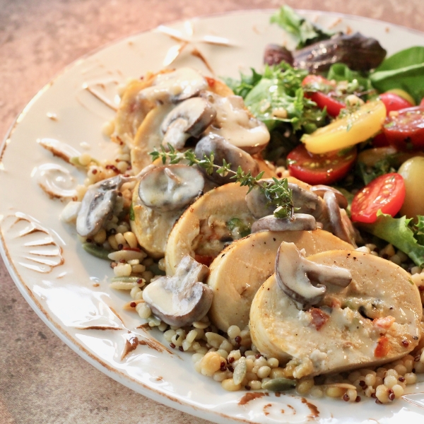 Stuffed Asiago Chicken Breasts