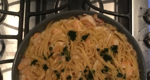 Bacon Shrimp Scampi Pasta