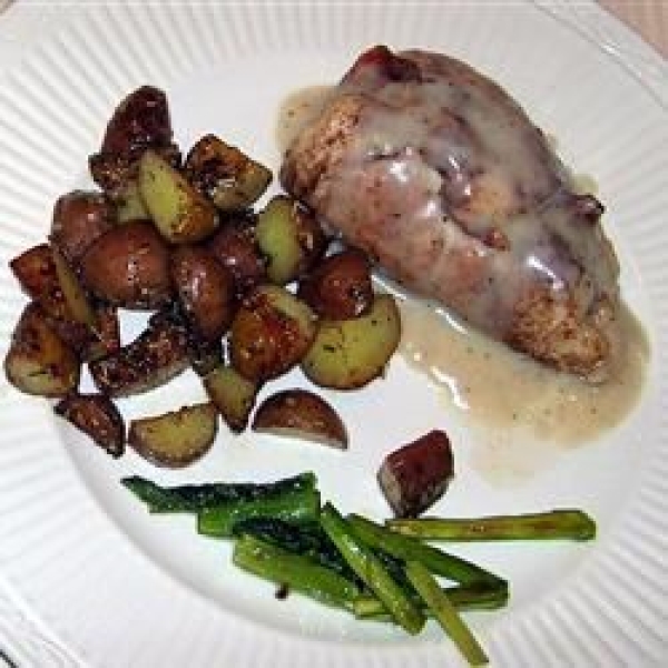 Apple and Prosciutto Stuffed Chicken Breast