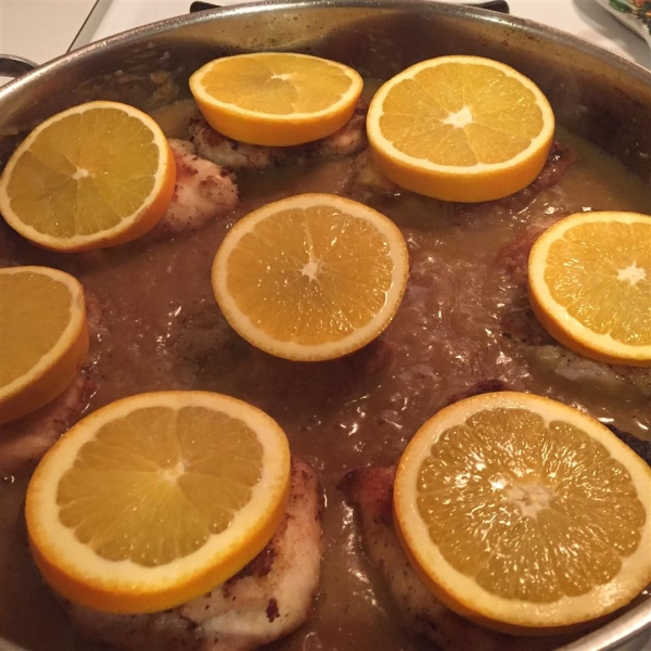 Orange Braised Bourbon Chicken