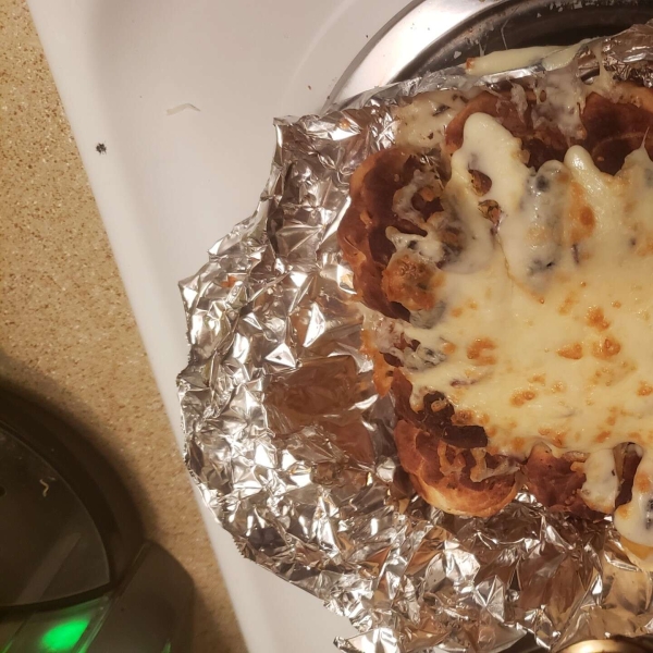 Air Fryer Pull-Apart Pepperoni-Cheese Bread