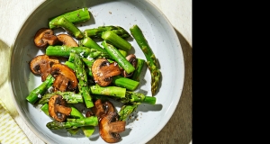Sautéed Asparagus and Mushrooms