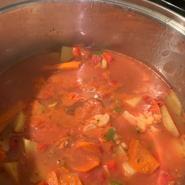 Manhattan-Style Clam Chowder