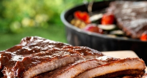 Cider-Mopped Spareribs