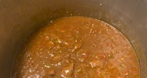 Beef, Green Chili and Tomato Stew