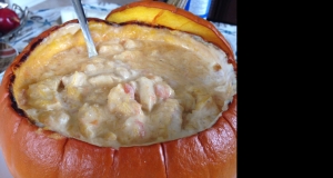 Stuffed Pumpkin with Chicken