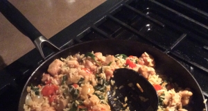 Quick Chicken and Spinach Risotto