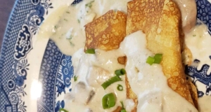 Chicken and Mushroom Crepes