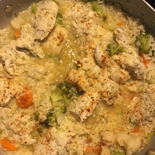 Skillet Garlic Chicken Dinner