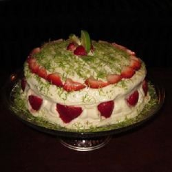 Strawberry Margarita Cake