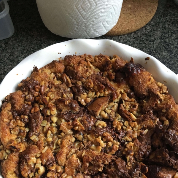 Nutella Bread Pudding