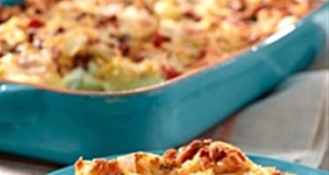 Hearty Egg and Bread Bake