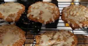 Bacon Oatmeal Breakfast Cookies With Maple Glaze