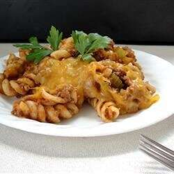 Easy Johnny Marzetti Casserole