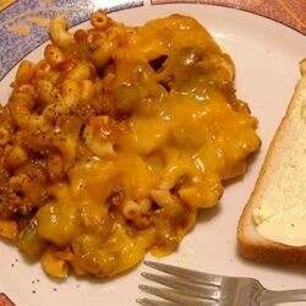 Easy Johnny Marzetti Casserole