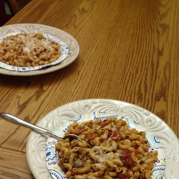 Easy Johnny Marzetti Casserole