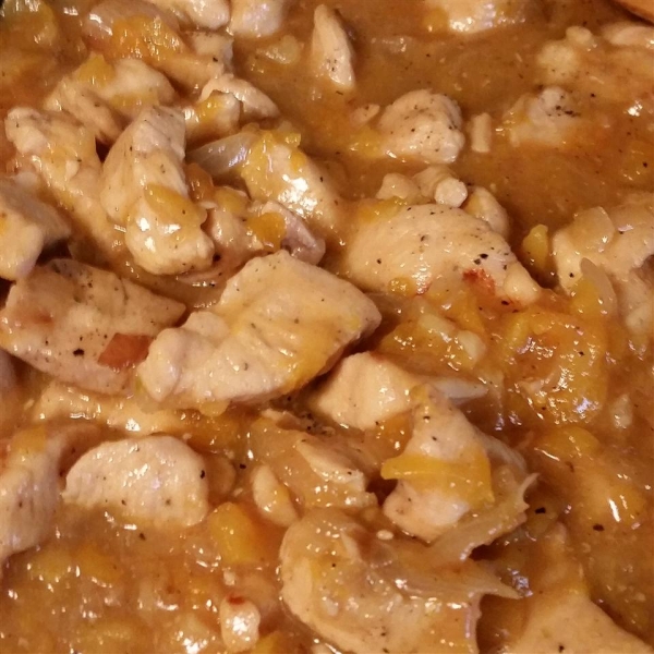 Easy Apricot Chicken in a Pan