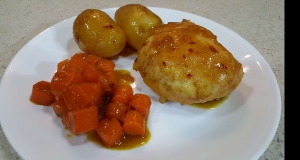 Honey Curried Roasted Chicken and Vegetables