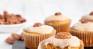 Sweet Potato Cupcakes with Maple Buttercream