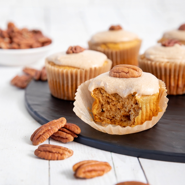 Sweet Potato Cupcakes with Maple Buttercream