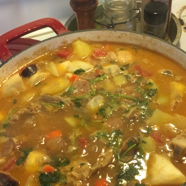 True Dominican Sancocho (Latin 7-Meat Stew)