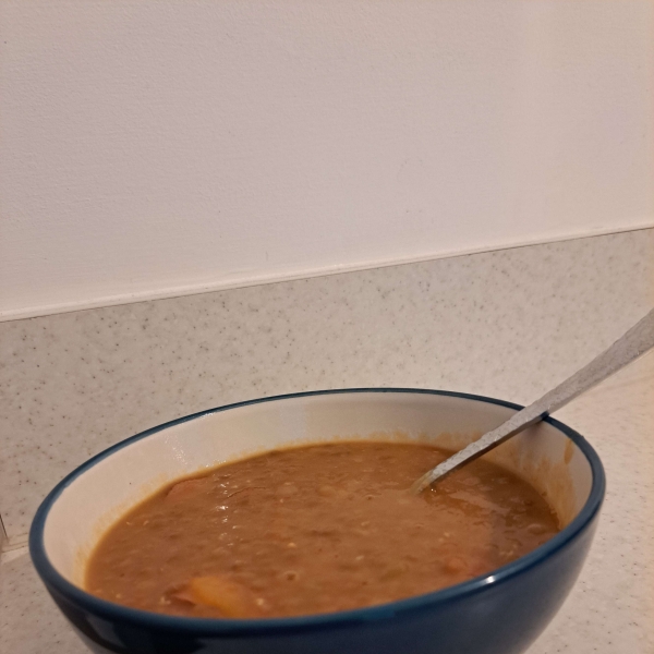 Kris' Lentil Sausage Soup