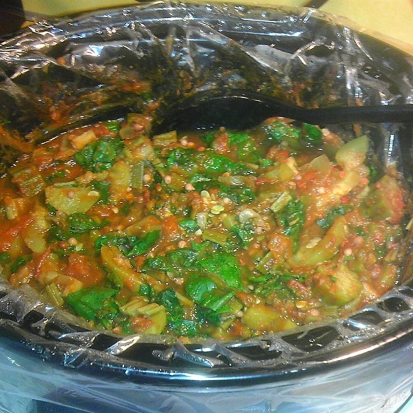 Vegetarian Pumpkin Spinach Chili