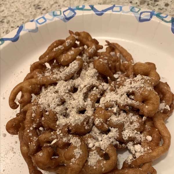 Apple Cinnamon Funnel Cakes