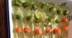 Spring Herb Hummus Vegetable Garden