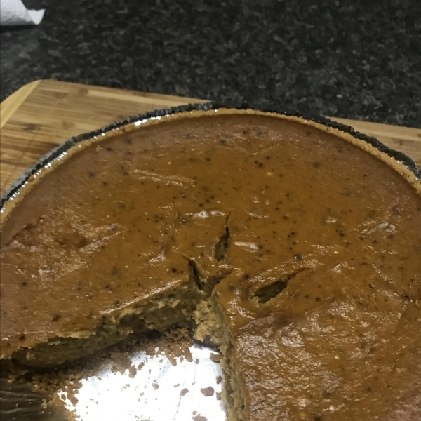 Creamy Pumpkin Pie with Ricotta Cheese