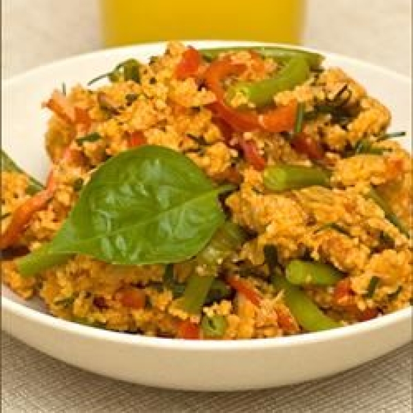 Vegan Tomato Spiced Couscous Salad
