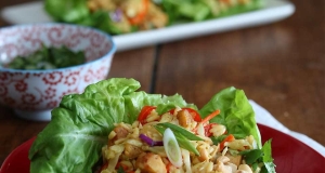 Chicken Fried Rice Lettuce Wraps