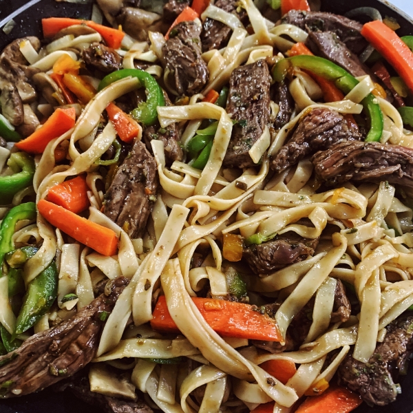 Beef Lo Mein Noodles