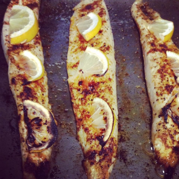Broiled Spanish Mackerel