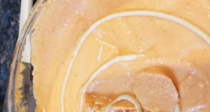 Healthy Halloween Roasted Red Pepper Hummus