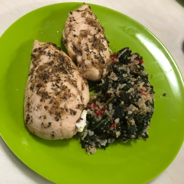 Feta Cheese and Bacon Stuffed Breasts