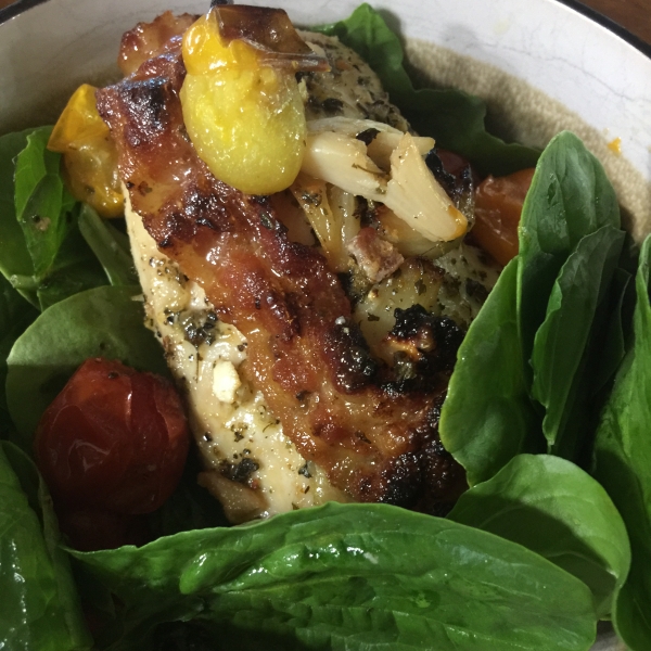 Feta Cheese and Bacon Stuffed Breasts
