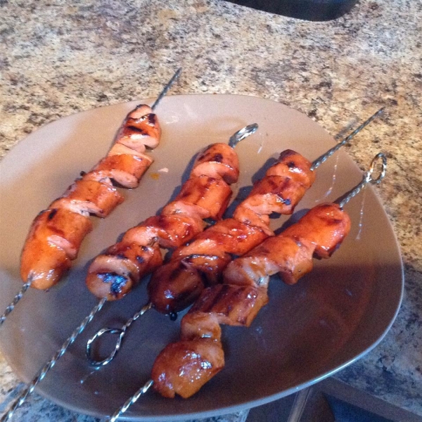 Curly-Q Grilled Sausages