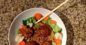 Deep-Fried Asian Chicken Meatballs